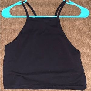 black crop top